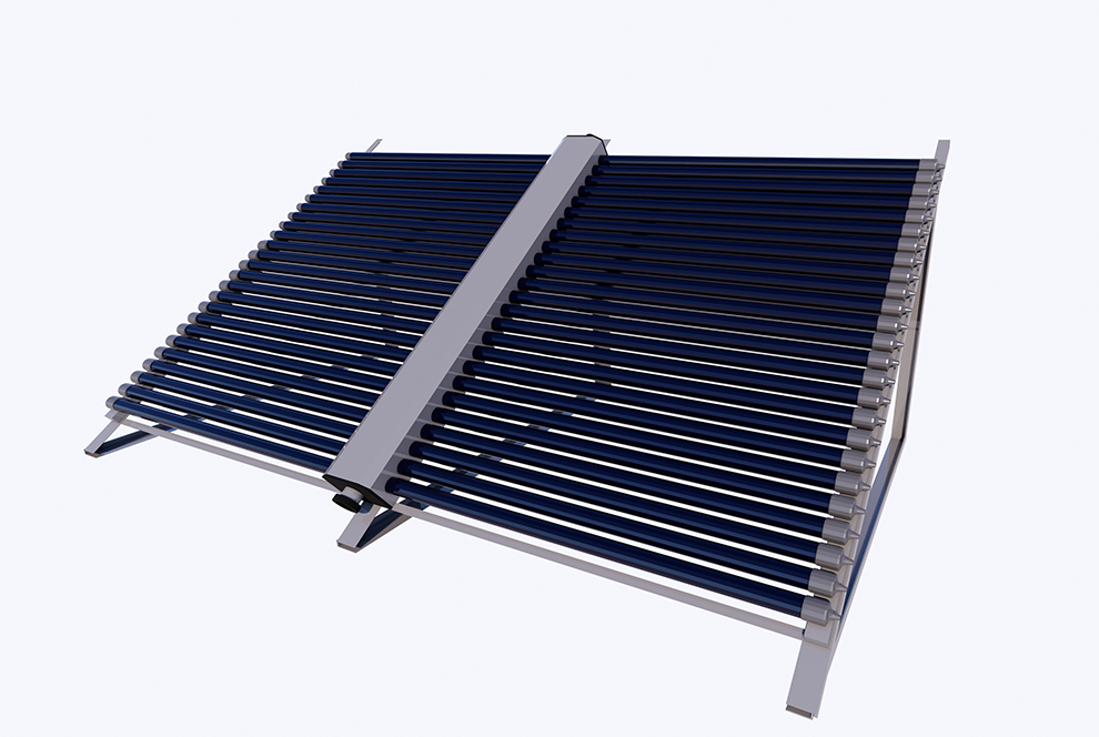 횡삽입 진공관 수집기