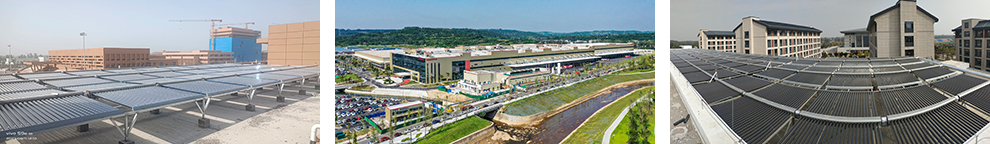 횡삽입 진공관 수집기