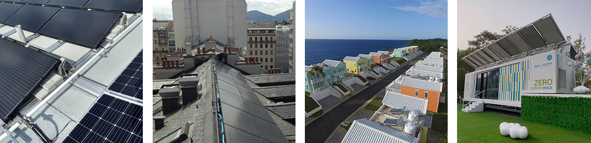 통합 태양열 온수기